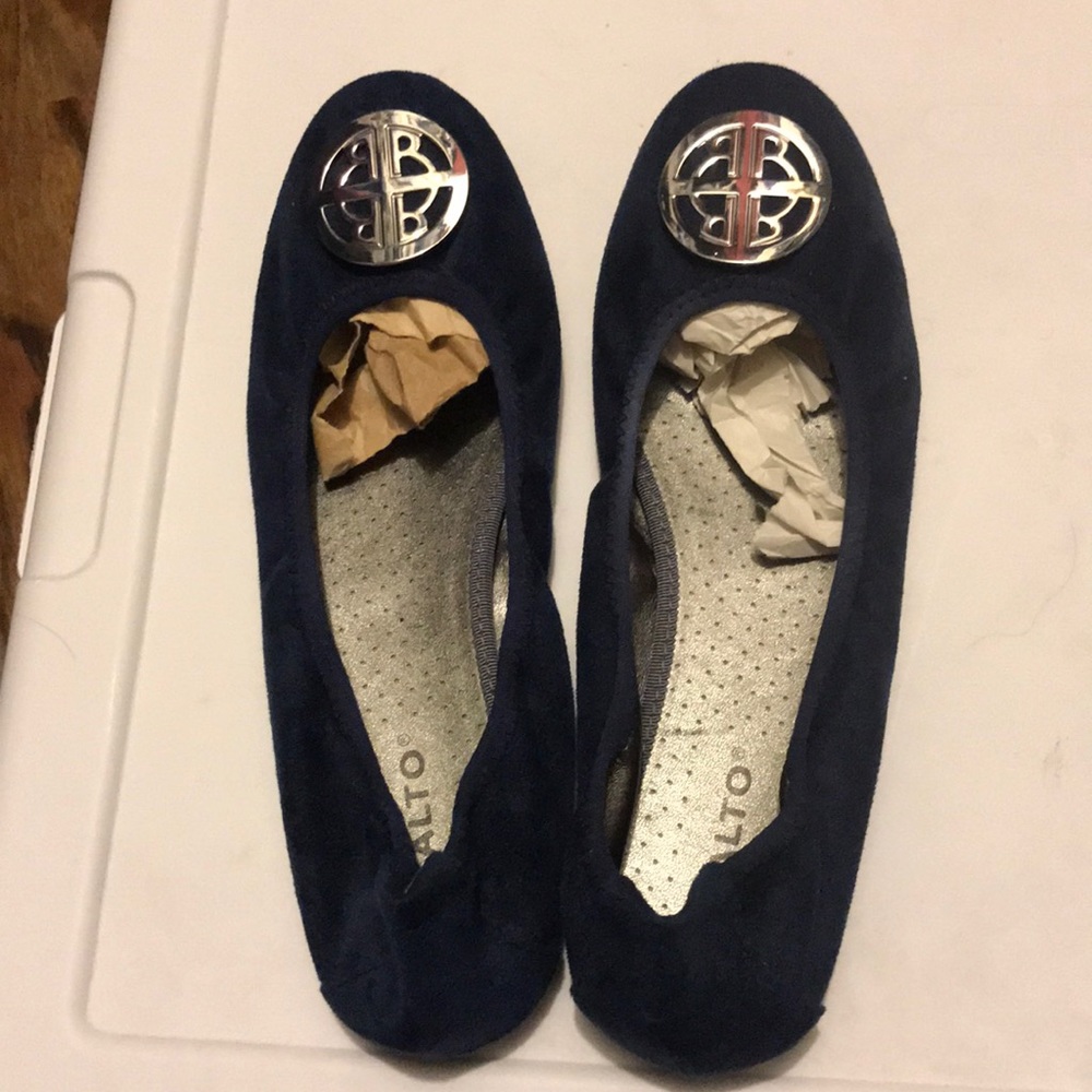 Brand New Rialto Sydney II Suedette Ballet Flats